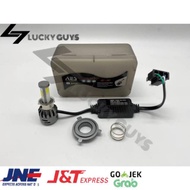 H6 H4 35 Watt AC DC 3-Sided LED Light CNC Headlight Bulb