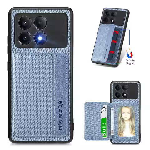 For Xiaomi Poco F8 Pro M7 X7 Pro 5G Leather Card Back Case RFID Wallet Flip Funda Poco F8 Ultra Case