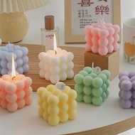 Modern Home Decoration Big Cube Bubble Candle Soy Wax Aromatherapy Scented Candles Home Decorative Candles Birthday Gift