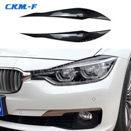 ABS Car Front Headlight Lamp Eyelids Eyebrows Trims for BMW 3 Series F30 F31 318i 320i 2012-2018 Bod