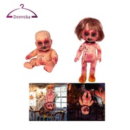 [deevoka] Haunted Doll Halloween Terrifying Doll for Prom Halloween Party Holidays