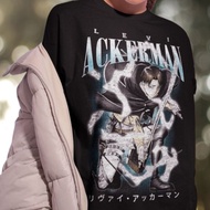 Levi Ackerman Attack On Titan Vintage Anime T-shirt/shirt Anime Attack On Titan Captain Levi Ackerman Vintage Style Unisex