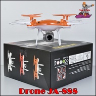 DR โดรน โดรนบังคับ แถมกล้องถ่ายภาพ-วีดีโอ DRONE JA-888 new สินค้าครบชุดพร้อมเล่น ถ่านชาร์จ/รีโมท กล้องคมชัดHD 720P. (ร้านไทย) Drone เครื่องบินบังคับ