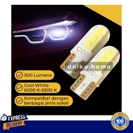 T10 W5W 12V COOL WHITE LED TWILIGHT LIGHT BULB