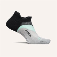 FEETURES Elite Light Cushion Tab Low-Cut Socks - Black Grey