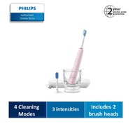 Philips DiamondClean 9000 Sonic Electric Toothbrush with app | Built in Pressure Sensor |HX9912/36 Pink