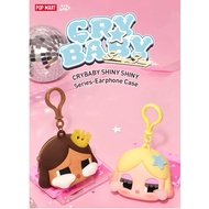 Shipped From Thailand Authentic POP MART CRYBABY SHINY Series-Earphone Cas Headphone Bag Baby Keycha