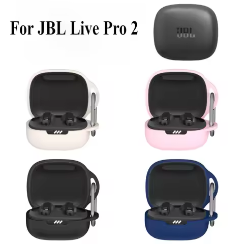For JBL Live Pro 2 Earbuds Case Soft Luxury Earphone Case Shockproof Cover for Live Pro2 Case Shell 