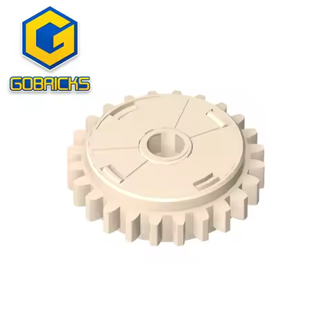 Gobricks GDS-F0007 Technical, Gear 24 Tooth Clutch compatible with lego 60c01 76244 children's DIY E