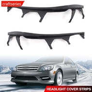 CRAFTSERIES Car Front Upper Headlight Cover Strips Headlight Sealing Strip Gasket For BMW E46 325i 2