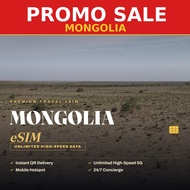 [PROMO] Mongolia Travel eSIM 3GB & Unlimited Data | Big Sale | Instant QR | 4G/5G
