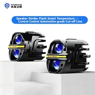 Future Eyes X80 Bi Led Projector High Low Beam Cutoff Strobe For Motorcycle Scooter
