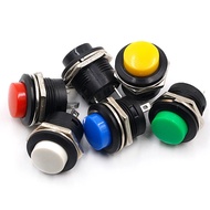 PUSH ON SWITCH PUSH BUTTON ROUND PLASTIC 2 LEGS 3A 250V R13-507