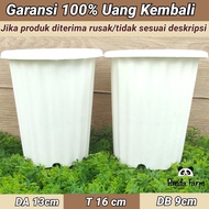 Tall Flower Pot JMP 13 White - Ruplas
