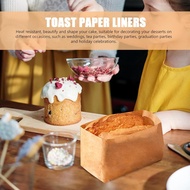 Yardwe 50Pcs Loaf Pan Liner, Nonstick Bread Baking Liners Baking Paper for Banana Toast Bread Sandwi