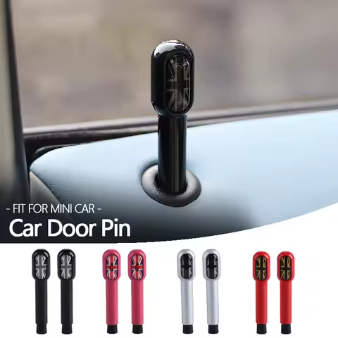 2/4PCS Car Metal Door Pin Decorative For Mini R55 R56 R58 R60 R61 F54 F56 F55 F60 F65 F66 U25 J01 J0