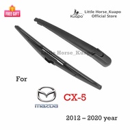 Kuapo ที่ปัดน้ำฝนด้านหลัง มาสด้า CX5 Mazda CX-5 2011 ถึง 2021 ปี (ชุด/ก้าน/ยางใบมีด/ฝาครอบน็อต) ปัดน