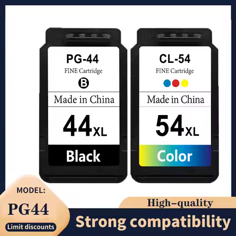 PG-44 CL-54 Remanufactured Ink Cartridge PG44 Black CL54 Color Compatible For Canon Pixma E401 E402 