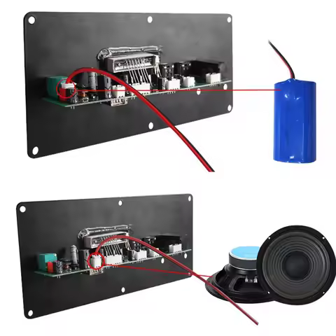 Ingenious-Bluetooth Audio 15W Amplifier Board With FM BT Audio Portable Speaker 5V Karaoke Power Amp