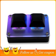 2-Key Mini Keyboard Copy & Paste Programmable Custom OSU Gaming Mechanical Keyboard with RGB Light