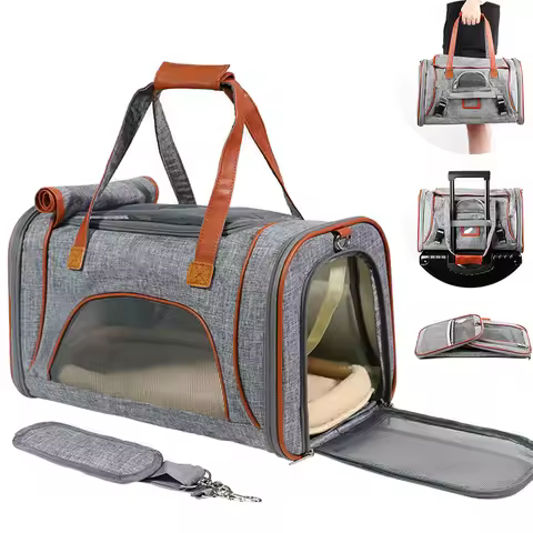 Pet Cat Carrier Backpack Breathable Outdoor Travel Shoulder Bag Multipurpose Pet Carrier For Cats Do