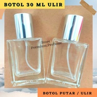 Botol parfum Semprot / Spray Kotak Kaca 30 ml / BOTOL PARFUM BOTOL
