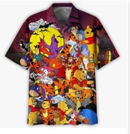 Eeyore, Tigger, Piglet, Winnie-the-Pooh, Pooh Bear, Cartoon HAWAIIan CASUAL Shirt Summer HA33, Size XS-6XL, Style Code442