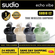 SUDIO E2 HYBRID ANC TRUE WIRELESS EARBUDS - CANCELLATION SPATIAL AUDIO - 1 YEAR WARRANTY