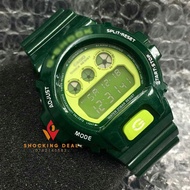 🔥LOCAL STOCK🔥 cermin kaca GSHOCK DW6900 CC3 GREEN HULK hijau jam Tangan Lelaki