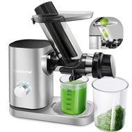 AMZCHEF Slow Juicer Vegetables and Fruit Professional Juicer with Quiet Motor Reverse Function Juice