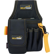 MELOTOUGH Small Tool Pouch with Belt Clip, Pocket Tool Belt Pouch,Electrician Clip on Tool Pouch, Mu