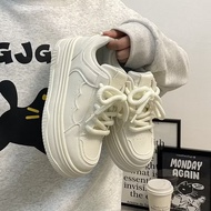 Liza women's sneakers with white mix, 5cm padded sole, Korean style sneakers women