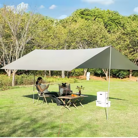 6x3m 5x3m 4x3m 3x3m Waterproof Tent Shade Ultralight Garden Canopy Sunshade Outdoor Camping Awning T