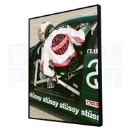 [Poster + Frameblock] Stussy Frameblock Poster A3 Size 30x40 cm Poster With Frame