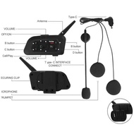 Motorcycle Helmet Bluetooth Headset 6 People Switching Intercom V6 Intercom Distance 8MV6PLUS