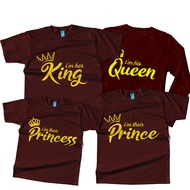 Family T-shirt set T-shirt family sedondon King, Queen, Prince, Princes