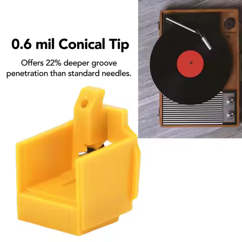 ATN3600L Diamond Record Player Needle Conical Replacement for Audio Technica AT LP60X AT LP60XBT AT3