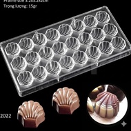 2022 - Seashell chocolate bonbon mold.