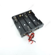 10pcs 4-Slot AA 4 port Battery Storage Box Case 4x1.5v DIY Batteries Clip Holder Container With 2pin