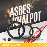 DJM ASBES EXHAUST FOR YAMAHA HONDA MIO FINO VARIO MOTORCYCLES SUPRA GRANDBEAT