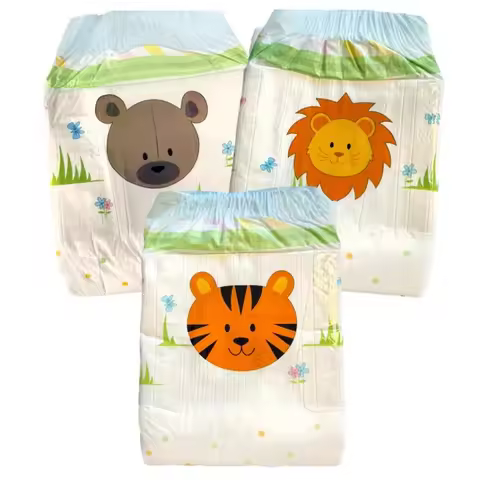 2pcs ABDL Diapers Briefs Experience Pack Adult Baby Cute Cartoon Print Panties 8000ml Absorption Thi