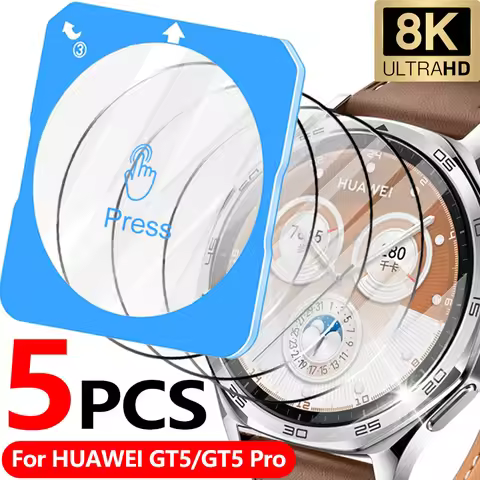 Tempered Glass Screen Protectors For Huawei Watch GT 5 GT5 Pro 41mm 46mm 42mm Hardness SmartWatch Fi