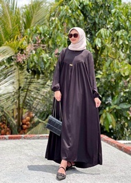 MIDI DLIA TWILL JUMBOO LD125-130cm GAMIS LEBARAN WANITA