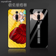Accessories❀One punch man anime Xiaomi 9T/9T pro creative mobile phone case glass redmi red rice k20