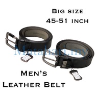 Men’s Leather Belt Big Size 45-51 inch