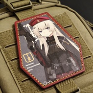 【Customized】Girls Frontline AK74M Leather Tactical Morale Badge Game 3D Velcro Patch /Badges/armband