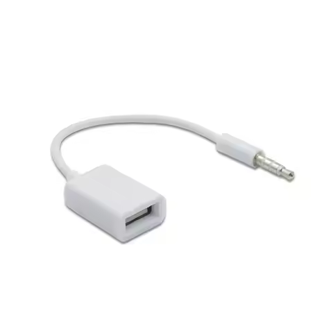 3.5mm Male Usb Female To 3.5mm Car Audio Cable AUX Audio OTG 3.5MM To USB Female Adapter Cable USB 2