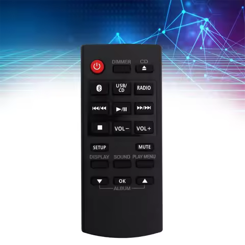 N2QAYB000984 Replaced Remote for Panasonic CD Stereo Sub SA-PM250 SC-PM250 SC-PM600 SC-UX104 SC-HC20