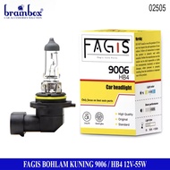 Fagis Yellow Bulb HB4 9006 12V 55W Fog Lamp Headlamp