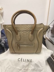 Celine luggage 蛇皮